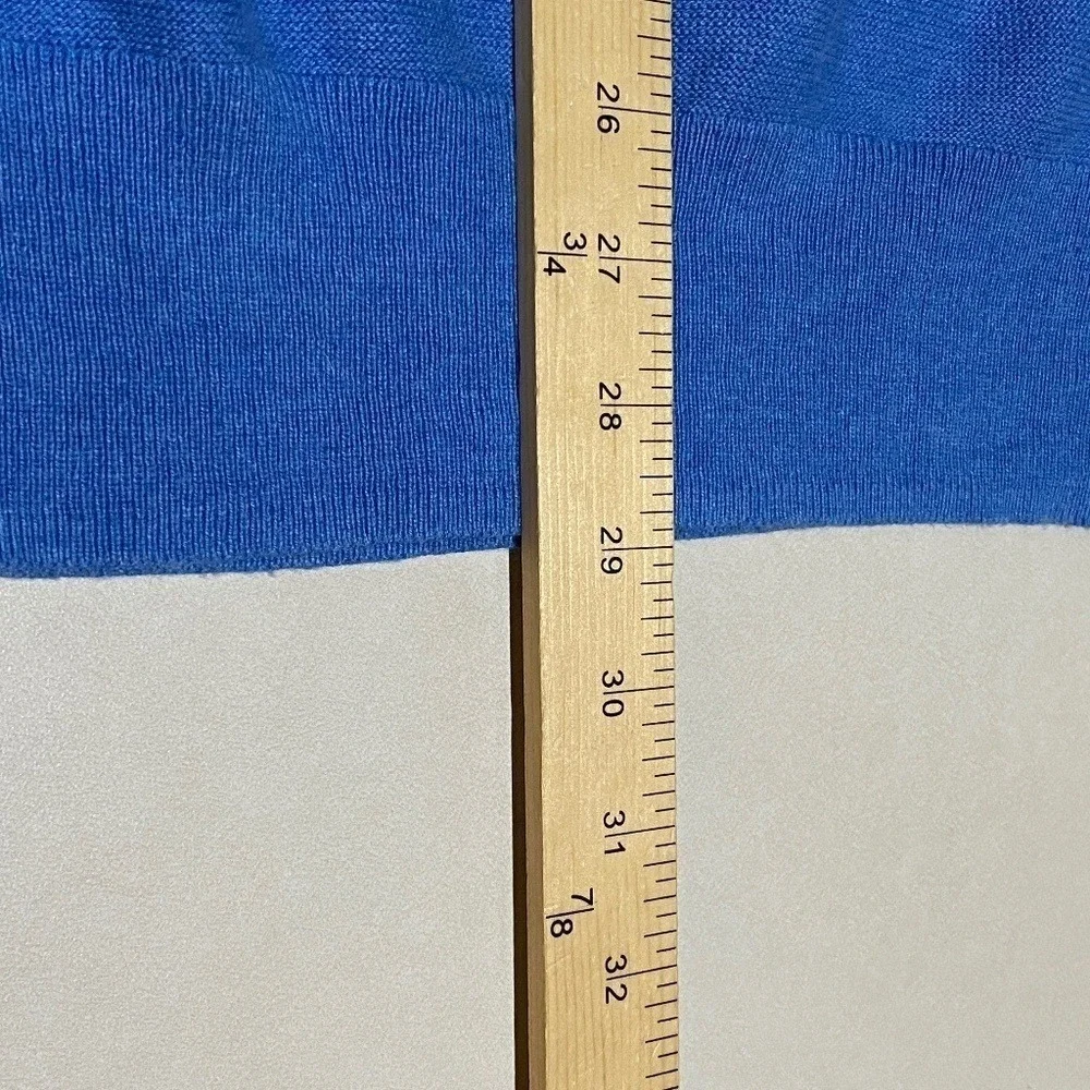 J. Crew Men's Large Sky Blue‎ 100% Cotton Crew neck Pullover Sweater Long sleeve